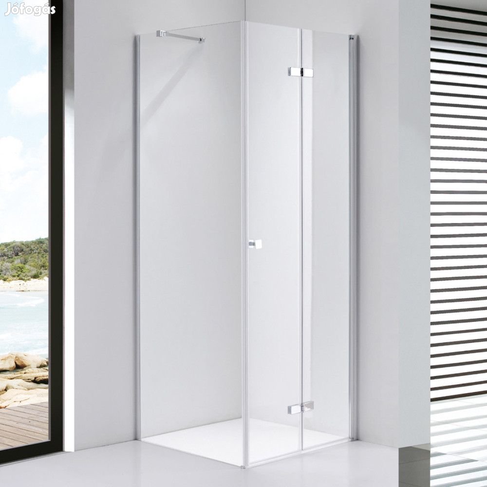 Stuxi Verona 70x70 cm szögletes csuklóajtós zuhanykabin, 6