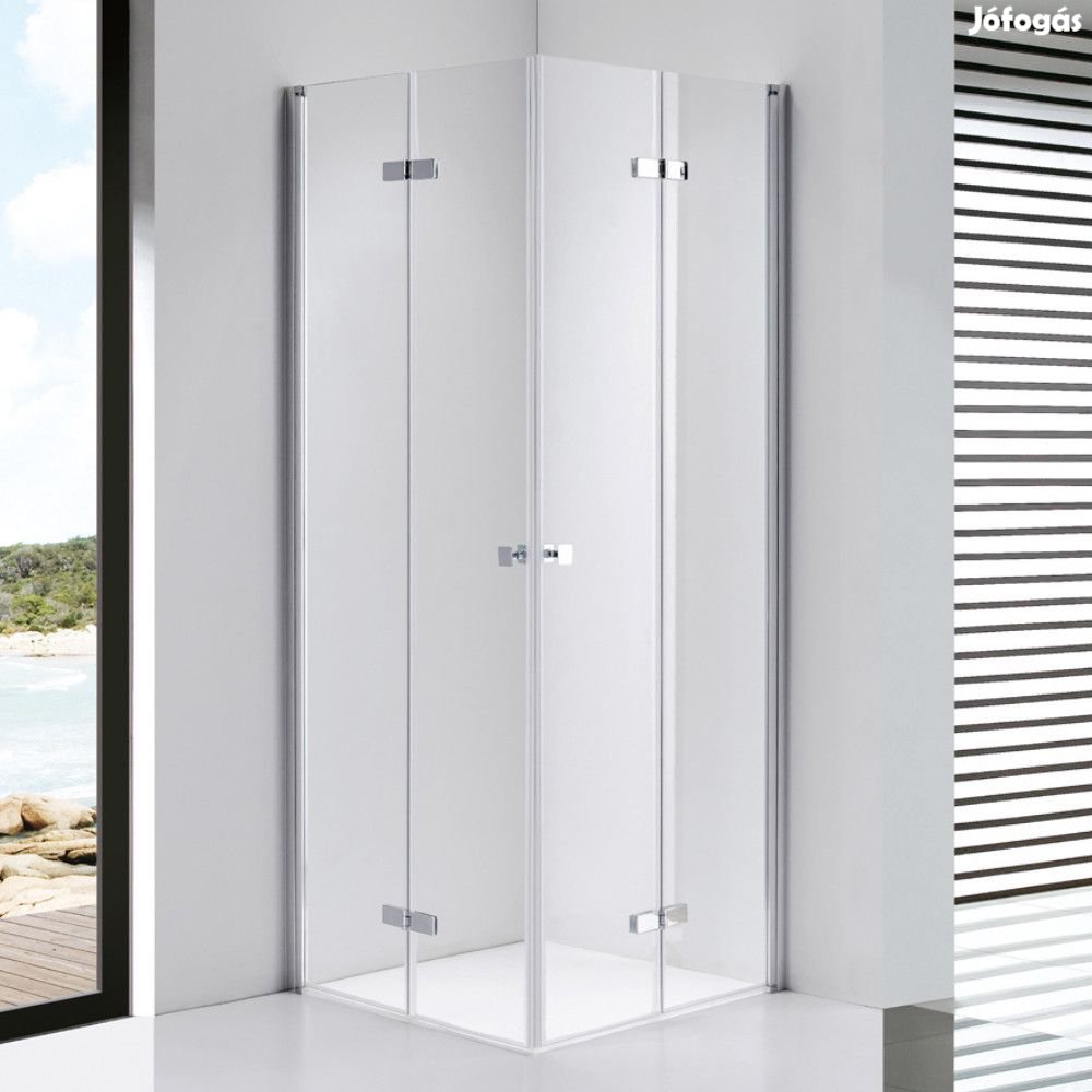 Stuxi Verona Duo 90x90 cm szögletes két csuklóajtós