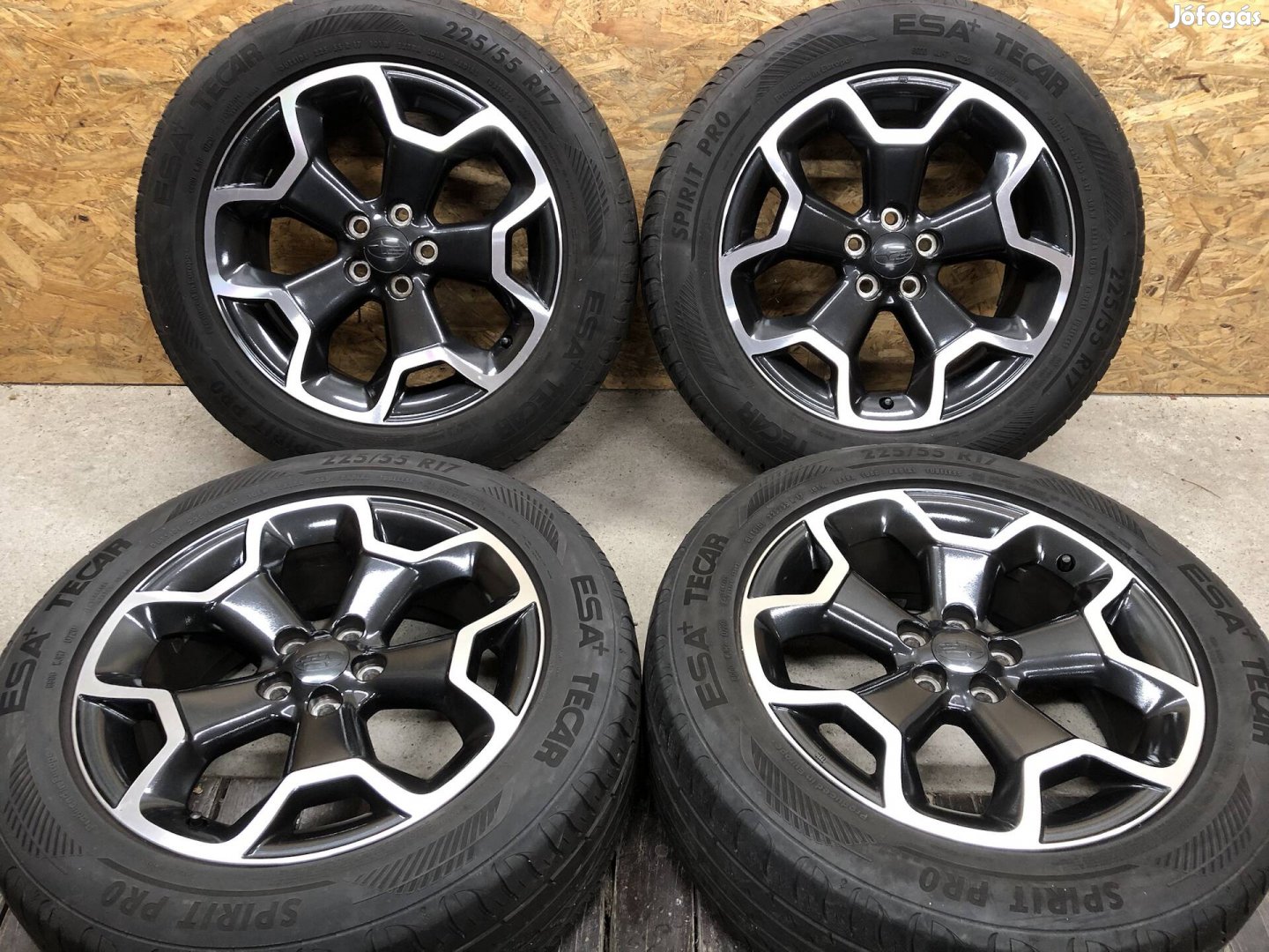 Subaru 17 colos alufelni 5x100 nyári gumi 17 col