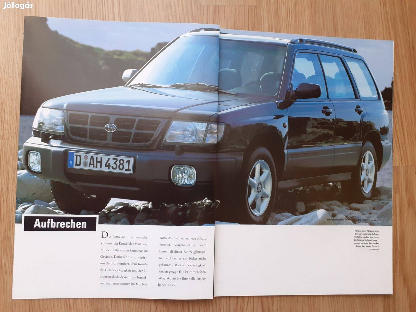 Subaru Forester prospektus - 1998, német nyelvű