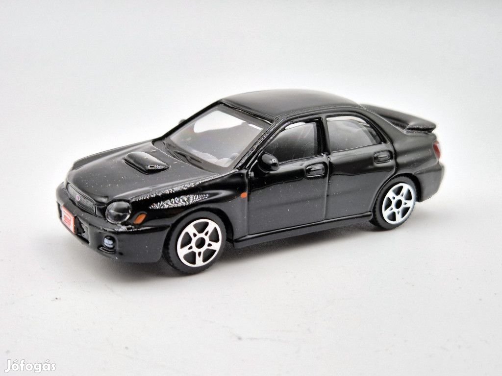 Subaru Impreza STI -  Bburago - 1:43 - fényes fekete