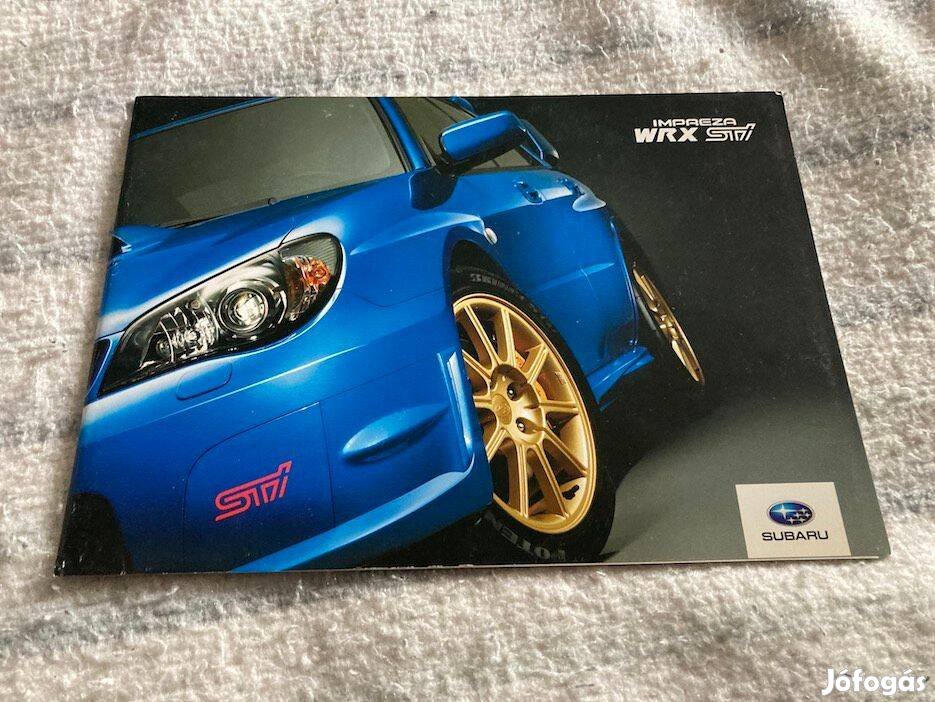 Subaru Impreza Wrx STi prospektus, katalógus