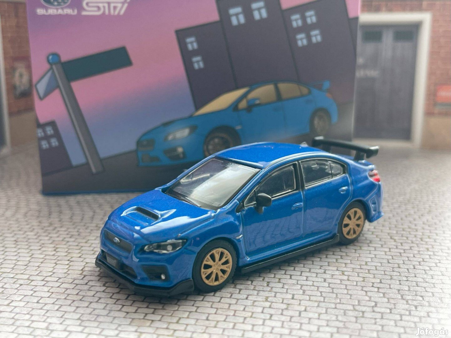 Subaru Wrx STI modell autó - Jkm 1:64 méret