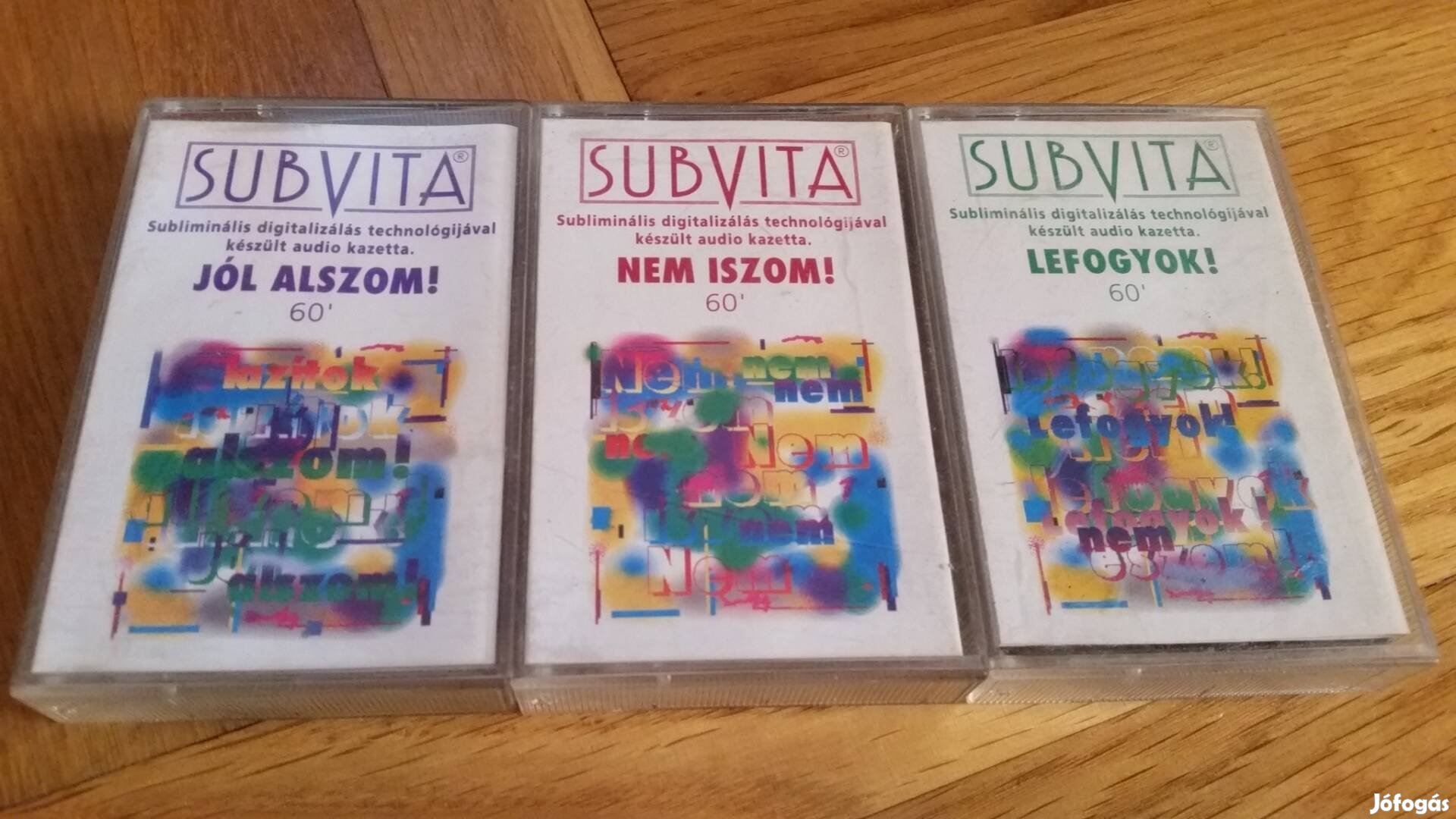 Subvita, jól alszom, lefogyok, nem iszom audio kazetta 