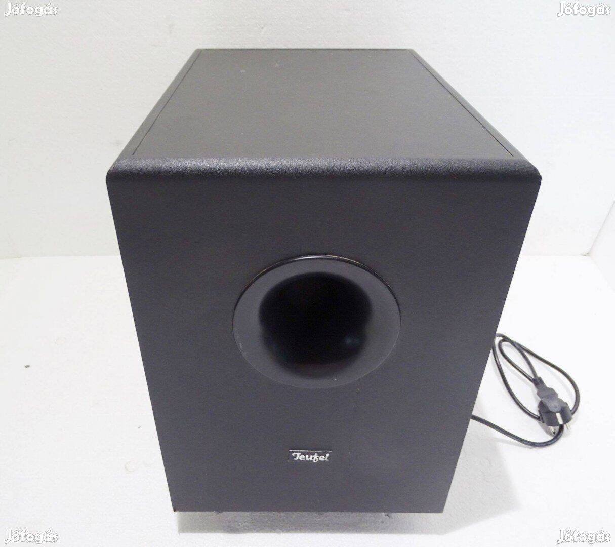 Subwoofer Teufel aktív mélyláda mélynyomó subwoofer fekete Hibás