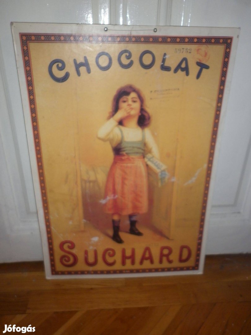 Suchard csokoládé reklám plakát 66x46cm