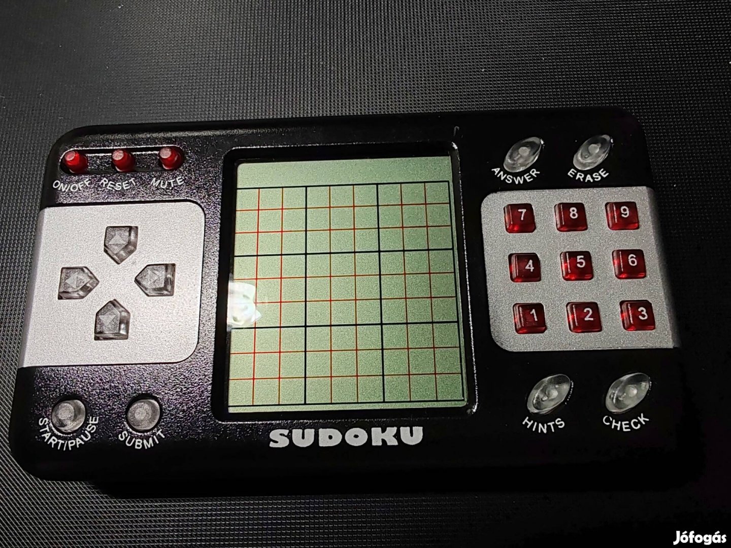 Sudoku retró játék gép 