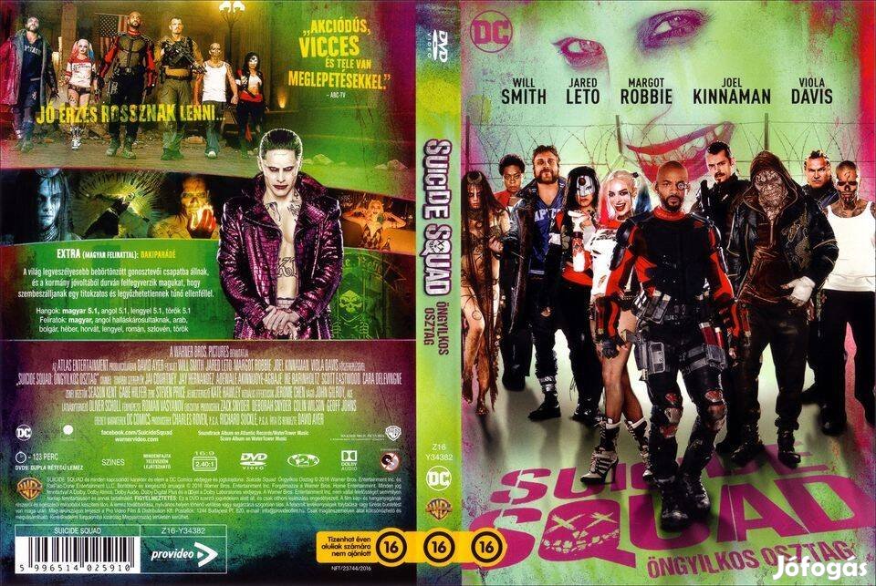 Suicide Squad Öngyilkos Osztag Eredeti DVD