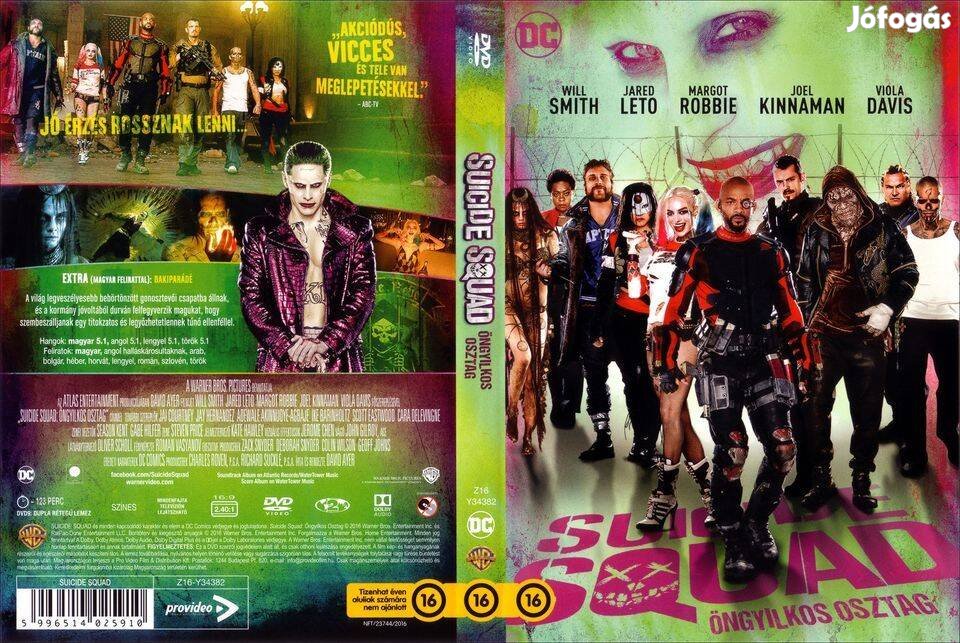 Suicide Squad Öngyilkos Osztag Eredeti DVD