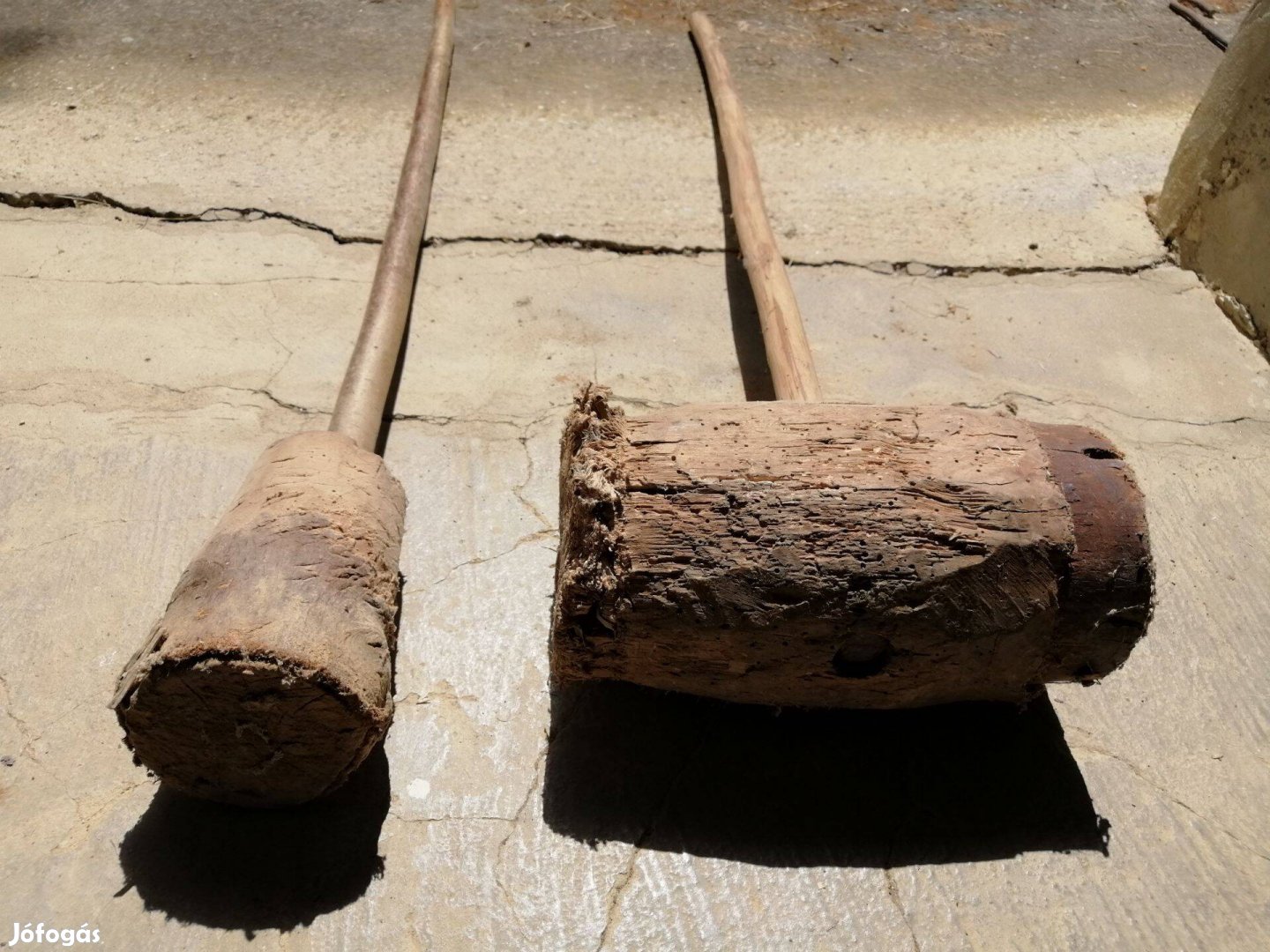 Sukk fabunkó noszogató retro fahasogató szerszám dekoráció