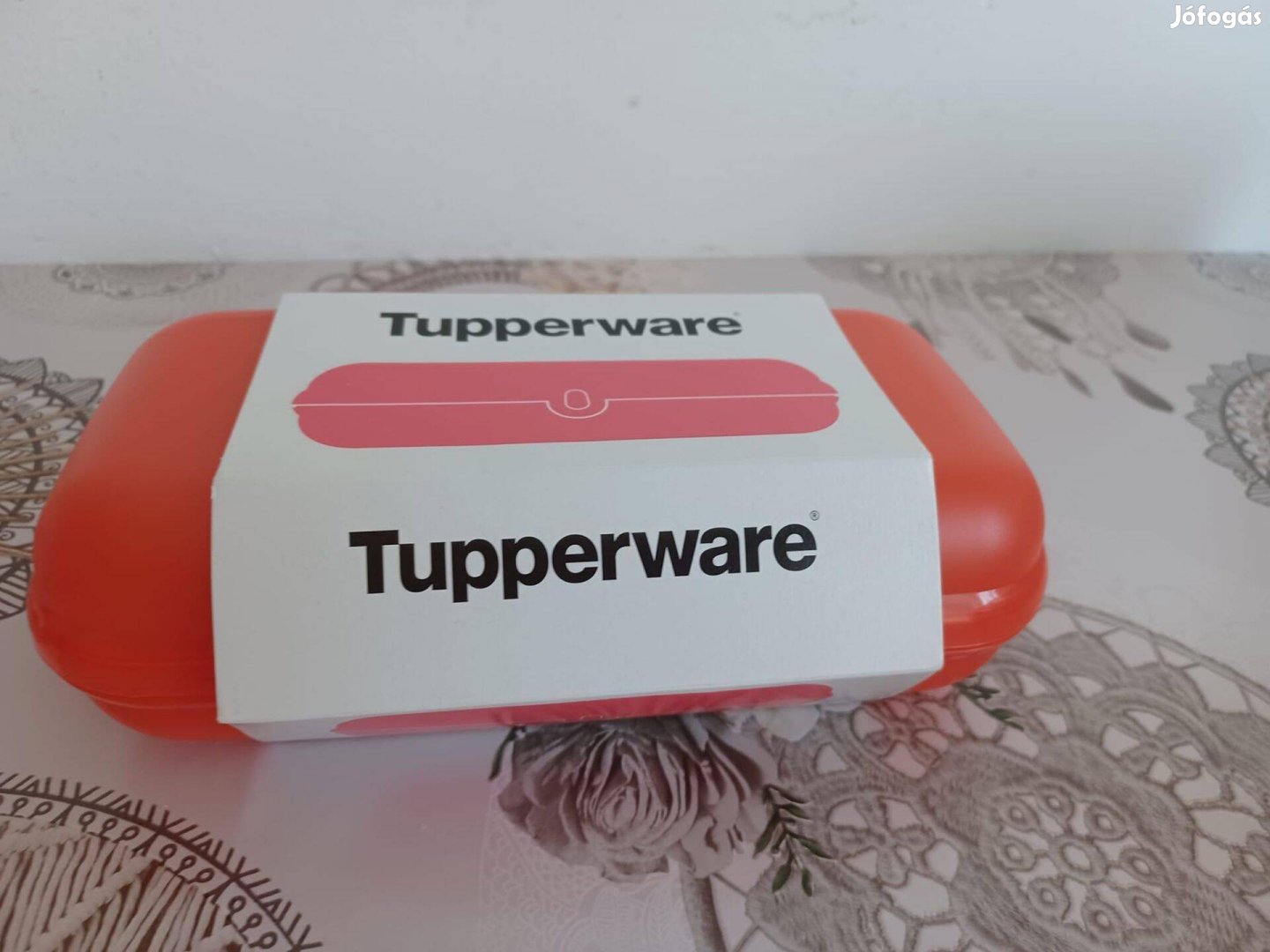 Sulikezdésre! Tupperware korall hosszú uzsidoboz Új, akciós