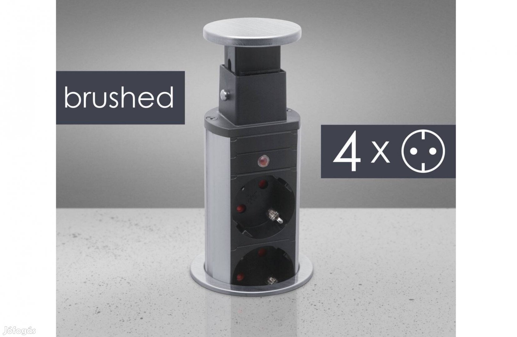 Süllyeszthető Rejtett elosztó beépíthető aljzat 4 elosztó