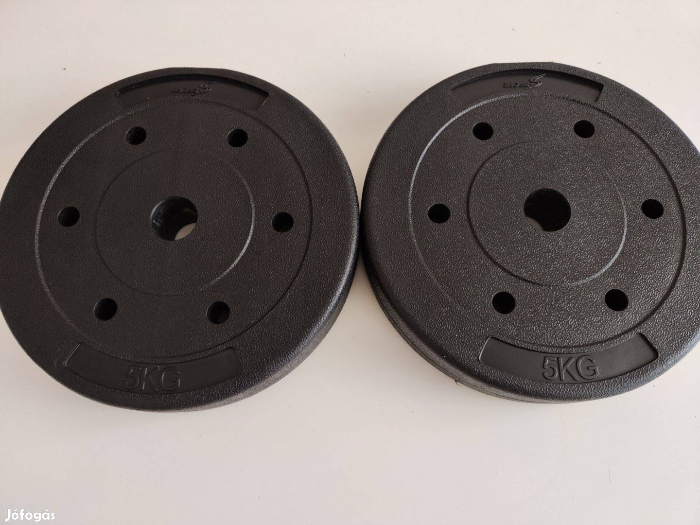 Súlytárcsa 2x5kg, vadonatúj