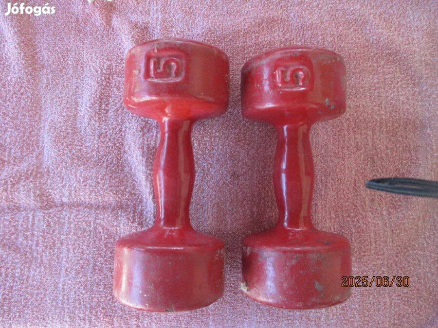 Súlyzó szett 5 kg-os
