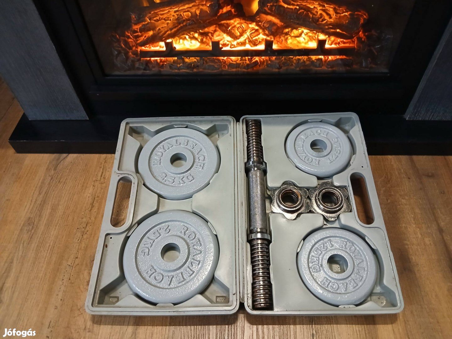 Súlyzókészlet kofferben 10 kg