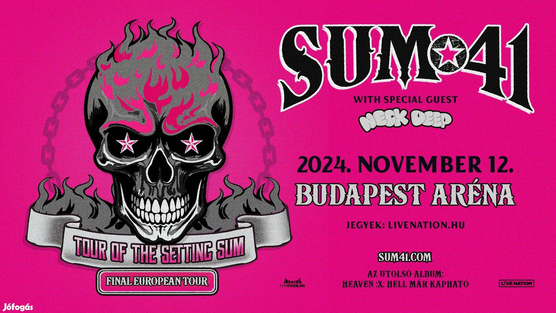 Sum41 Budapest koncert jegy