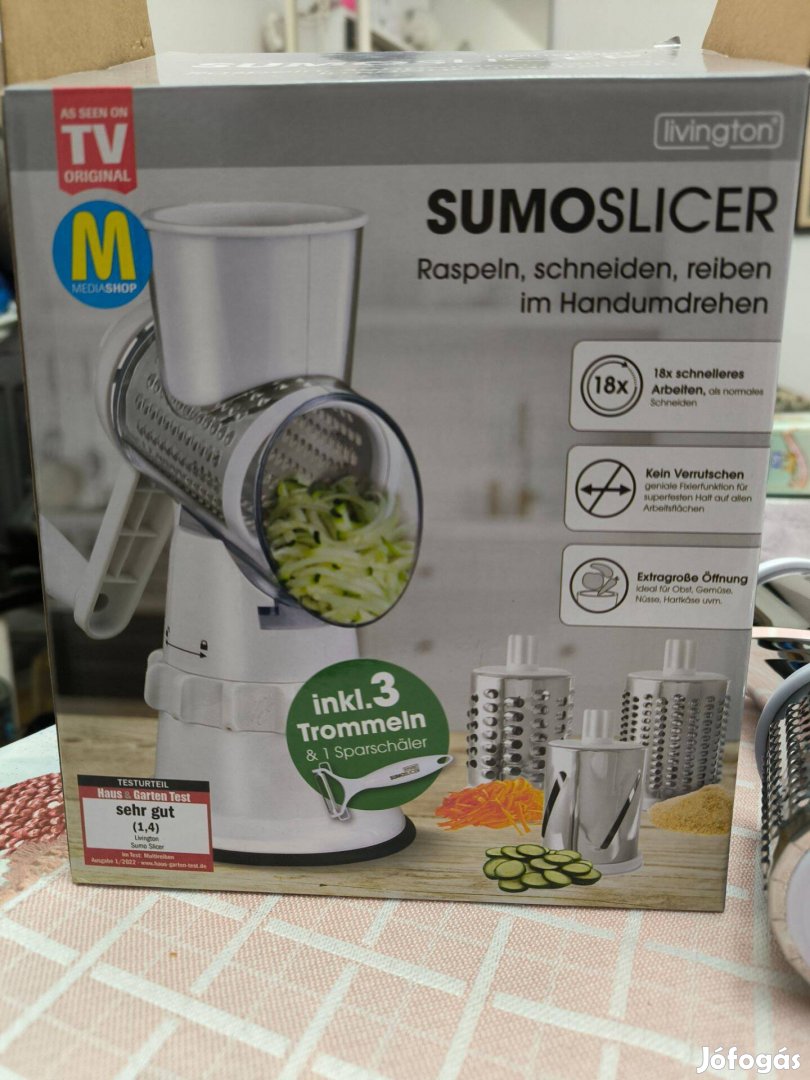 Sumoslicer 3 az 1-ben szeletelő, reszelő, aprító eladó