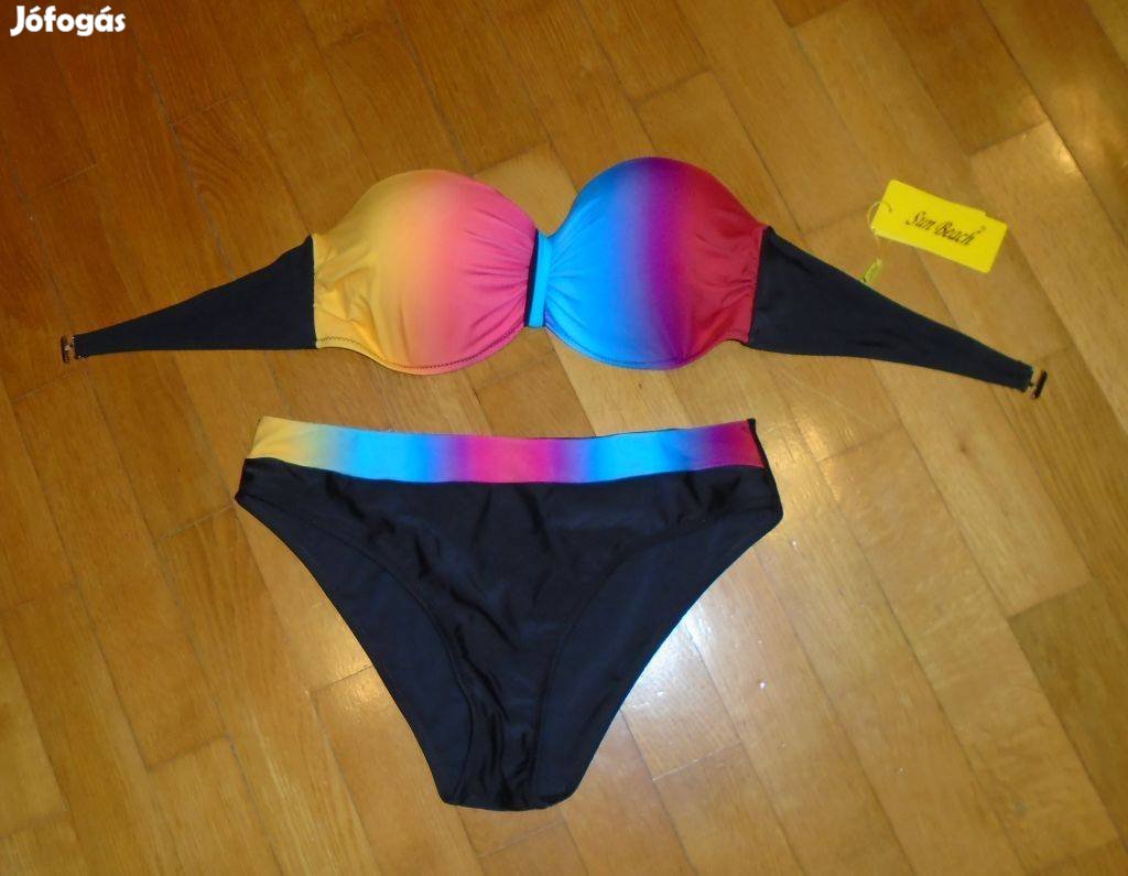 Sun Beach moletti ombre alakkiemelő bikini címkés! XL