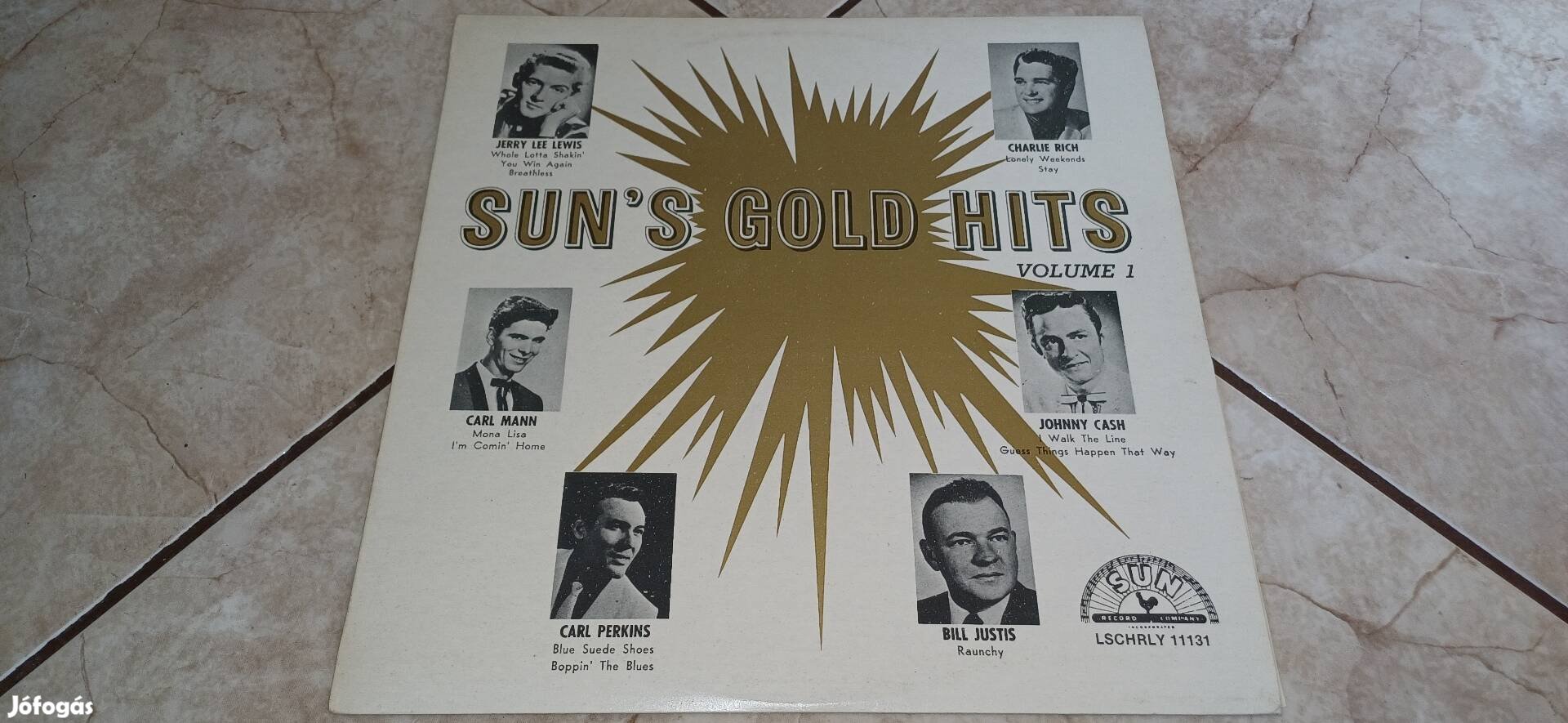 Sun's gold hits bakelit lemez