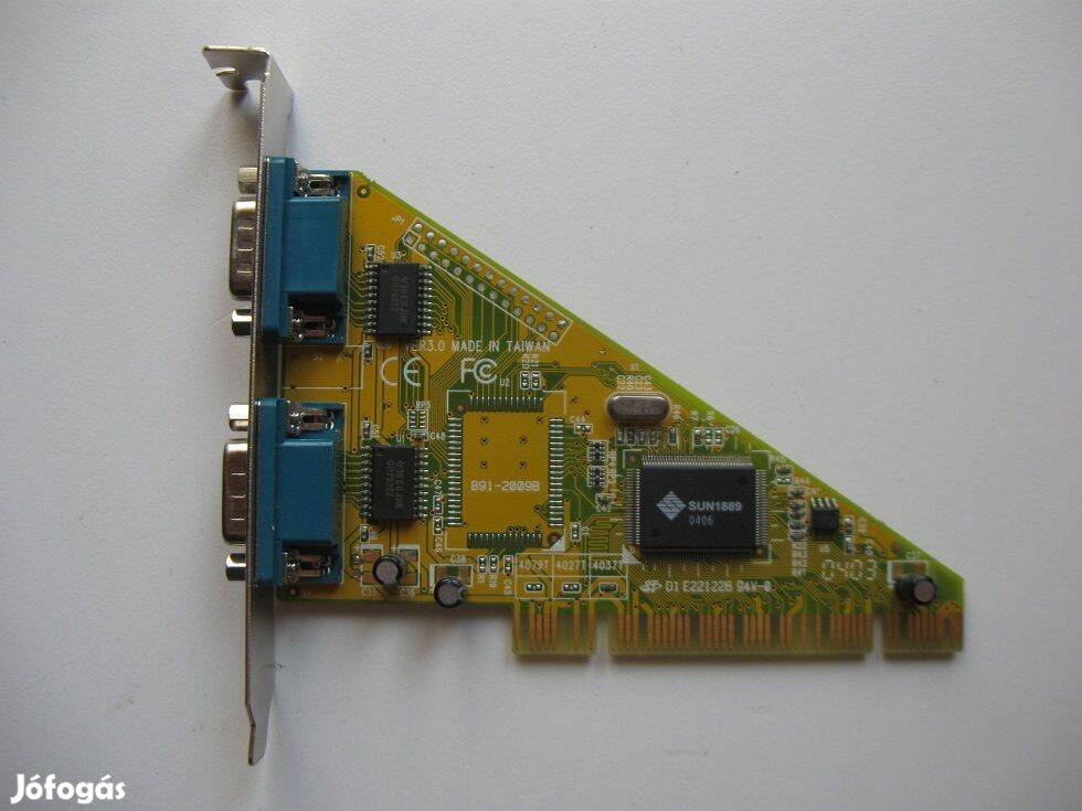 Sunix PCI kártya - 2 soros port