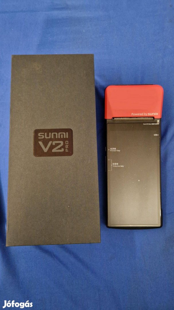 Sunmi V2 Pro mobil terminál, beépített nyomtató