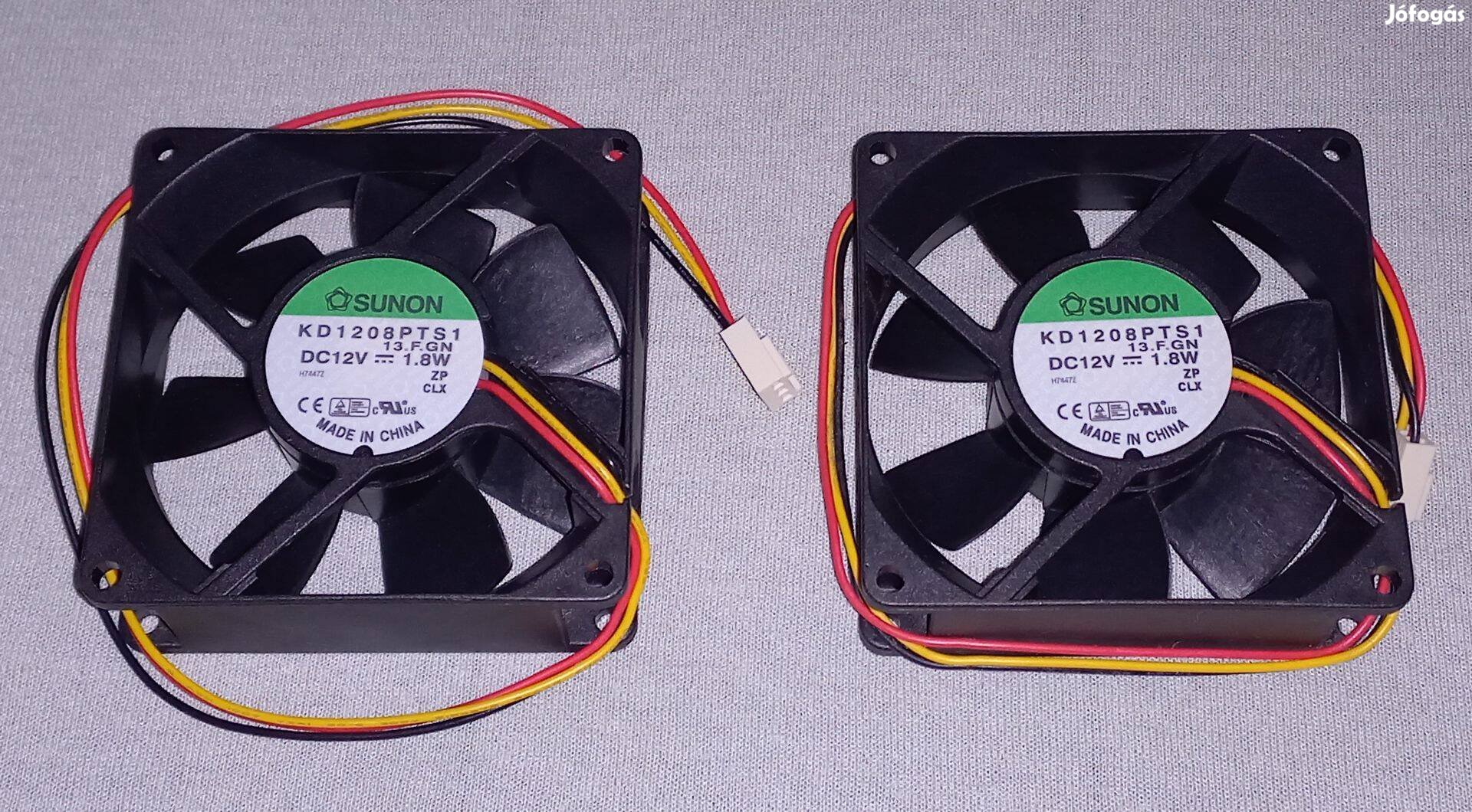 Sunon KD1208PTS1 ventilátorok - Újak