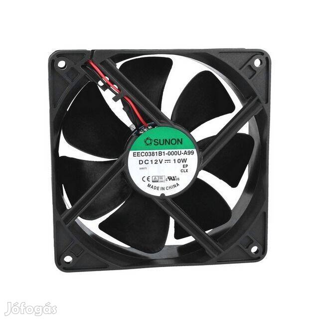 Sunon Ventilátor 120mm - 48dB - 234m3/h - DC 12V ()