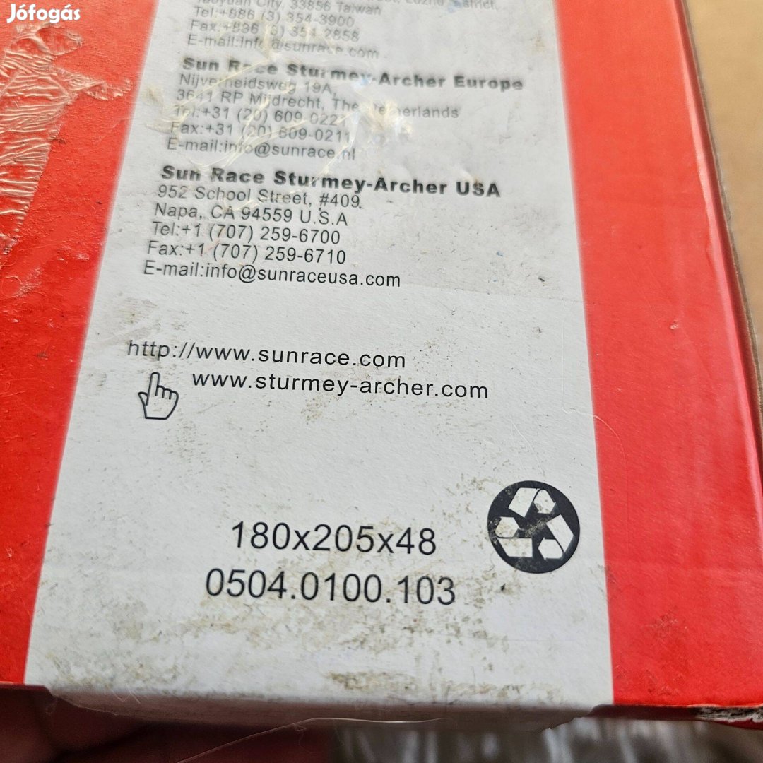 Sunrace 180x205x48 -42T fogaskerék sor teljesen új dobozos 9 sebesség