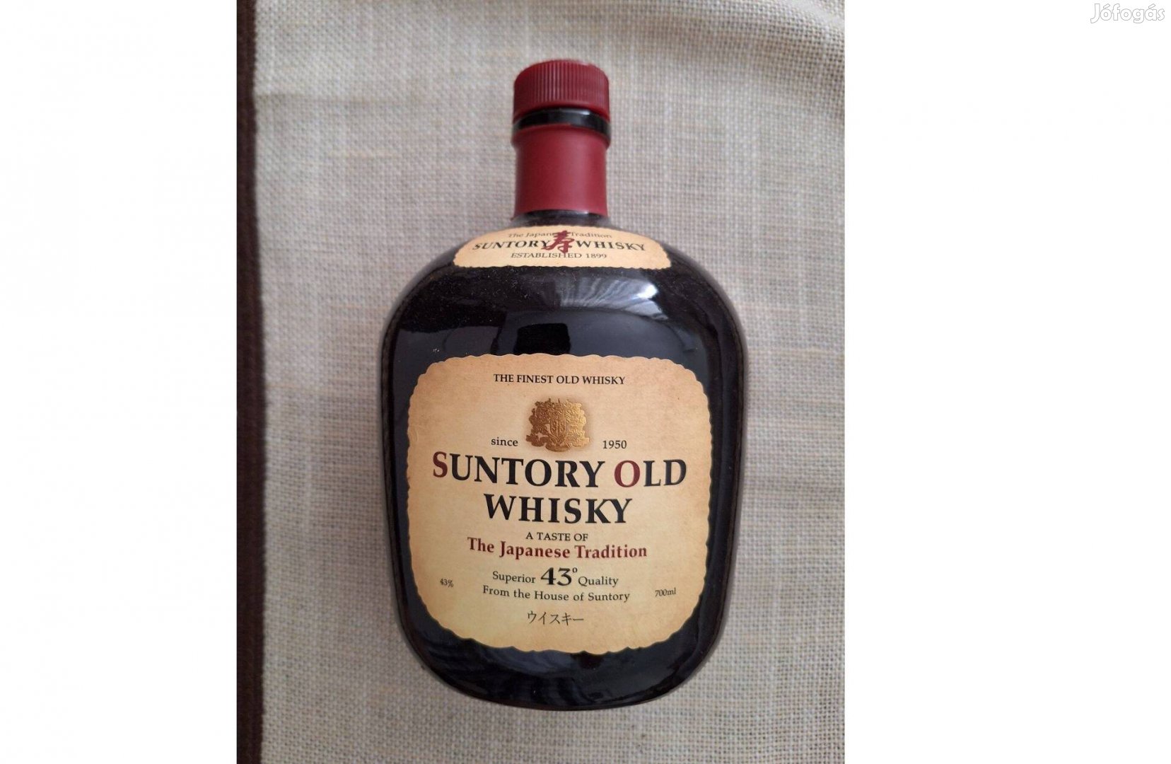 Suntory Old Whisky The Japanese Tradition üveg