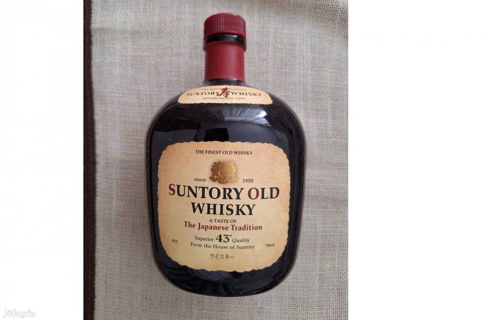 Suntory Old szép japán üveg üres állapotban eladó