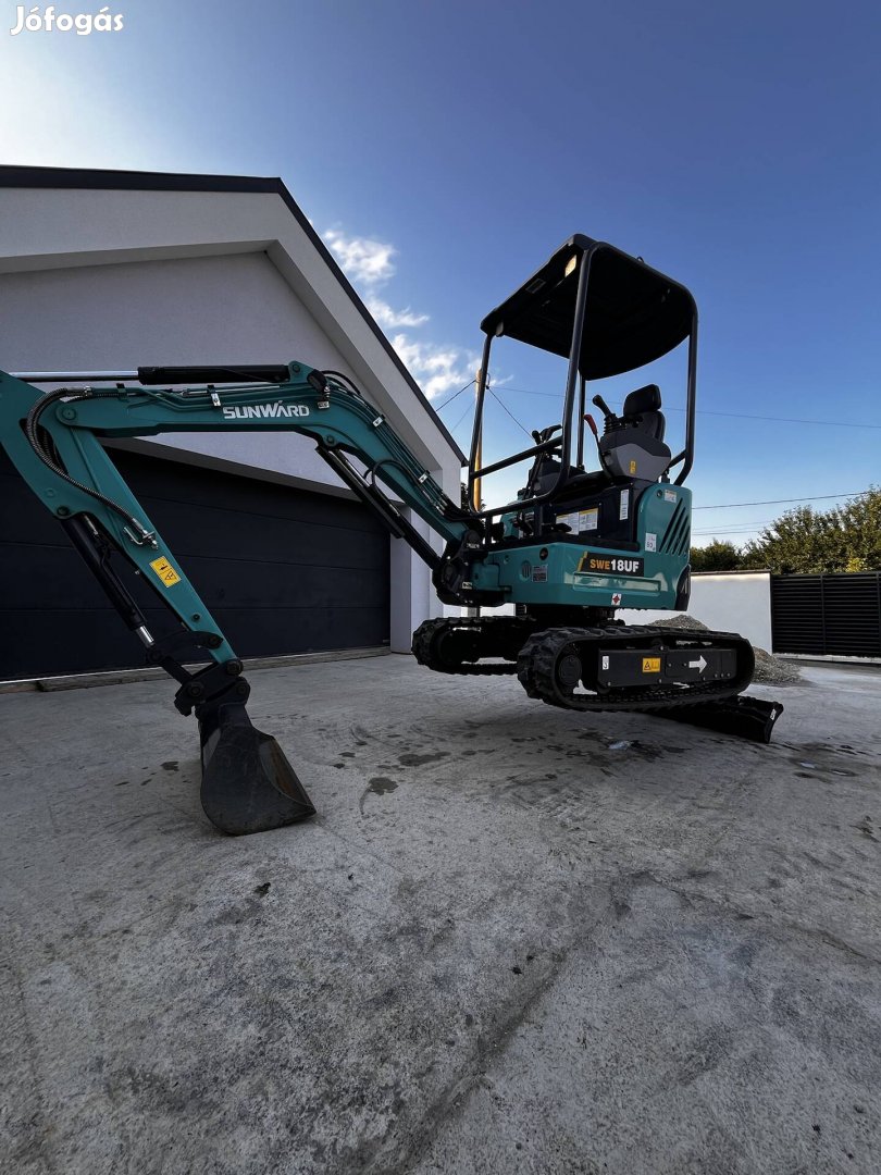 Sunward swe 18uf minikotró (kubota motoros)