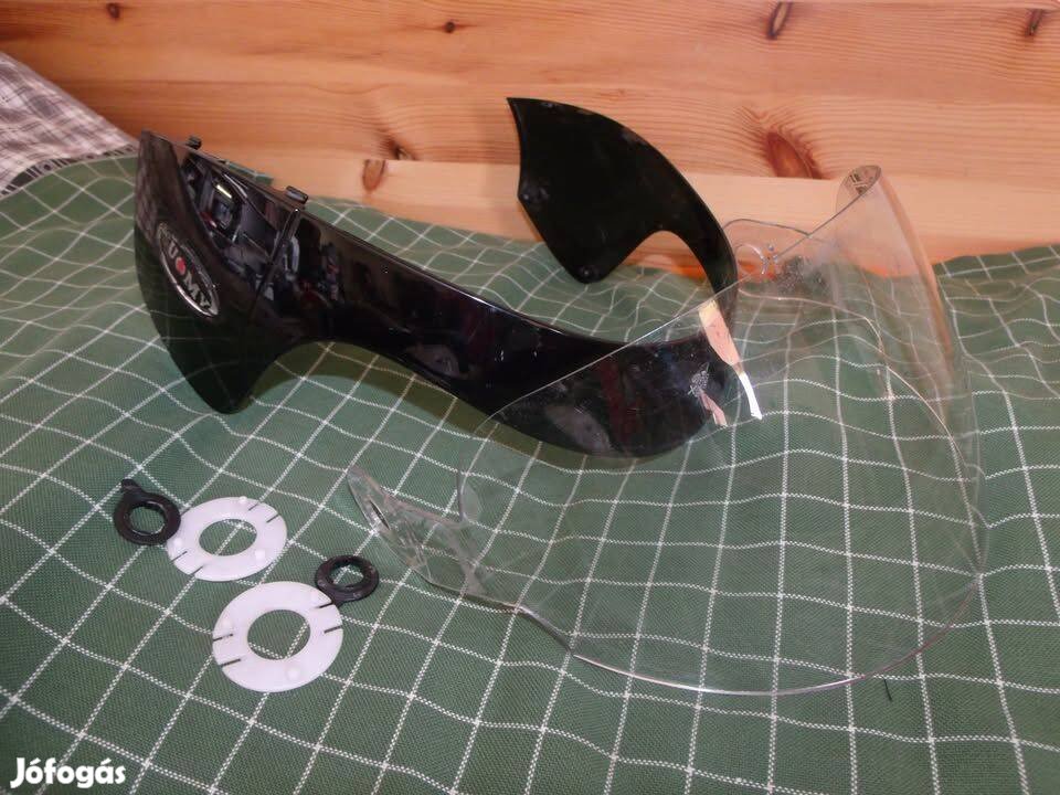 Suomy Joo bukósisak alkatrészek: plexi, mechanika, sild egyben