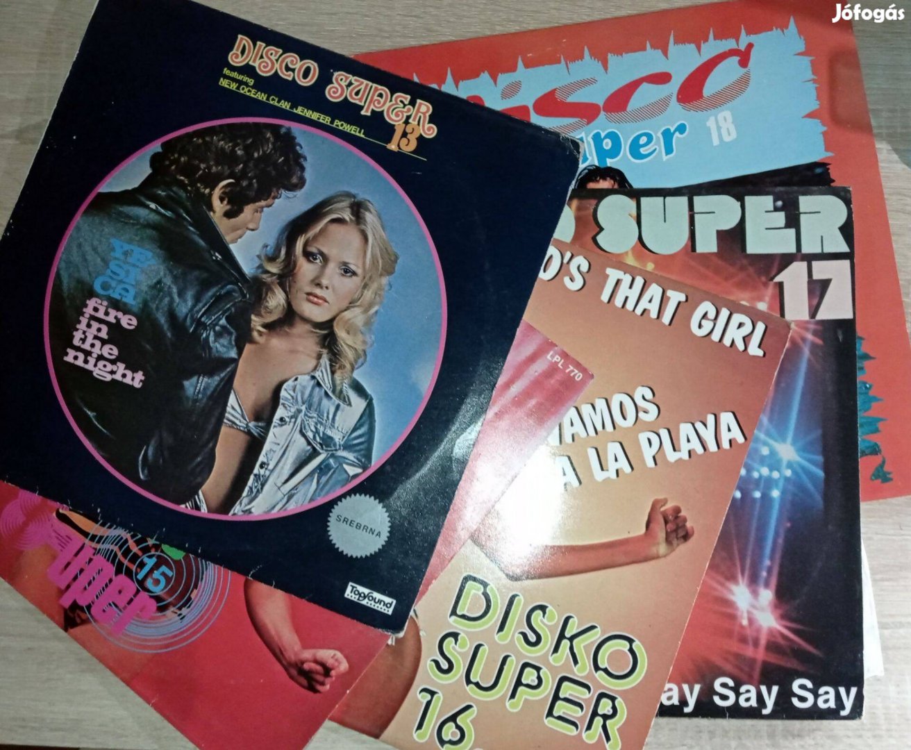 Super Disco hanglemezek (13., 15., 16., 17., 18.) + 2 ajándék LP