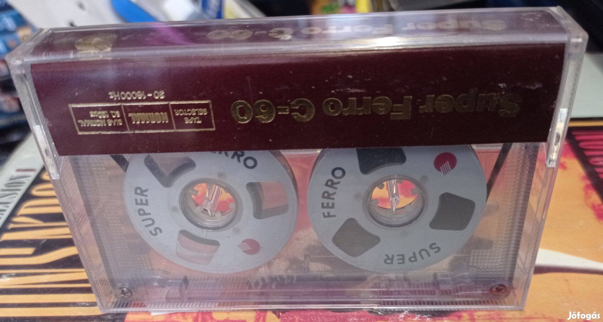 Super Ferro C-60 audiokazetta írásmentes papírral