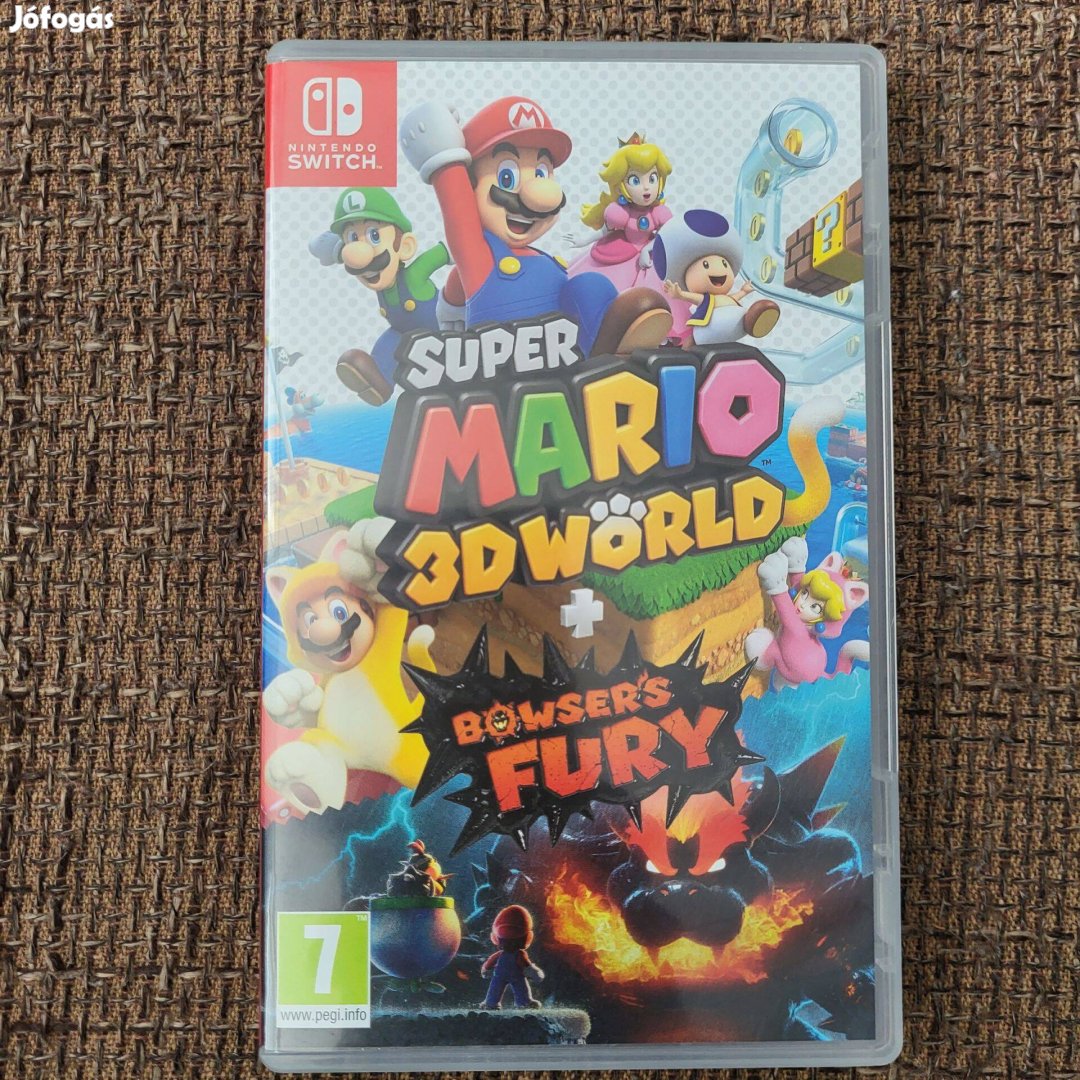 Super Mario 3D World+Bowsers Fury nintendo switch játék eladó/csere