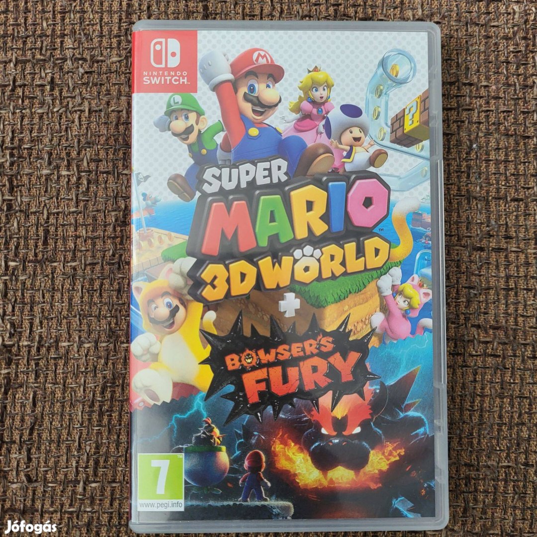 Super Mario 3D World+Bowsers Fury nintendo switch játék eladó/csere