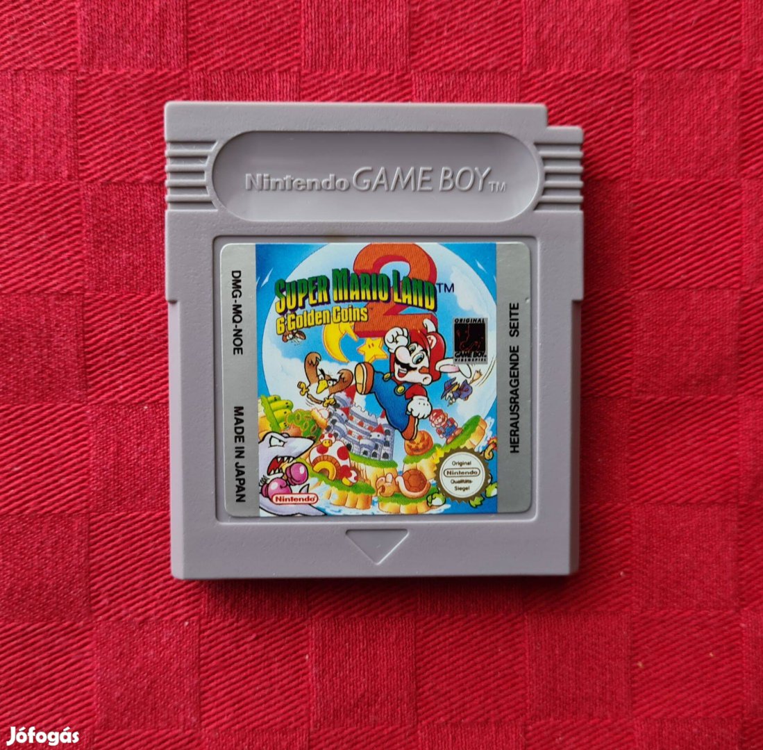 Super Mario Land 2 (Nintendo Game Boy) gameboy color advance Angol II