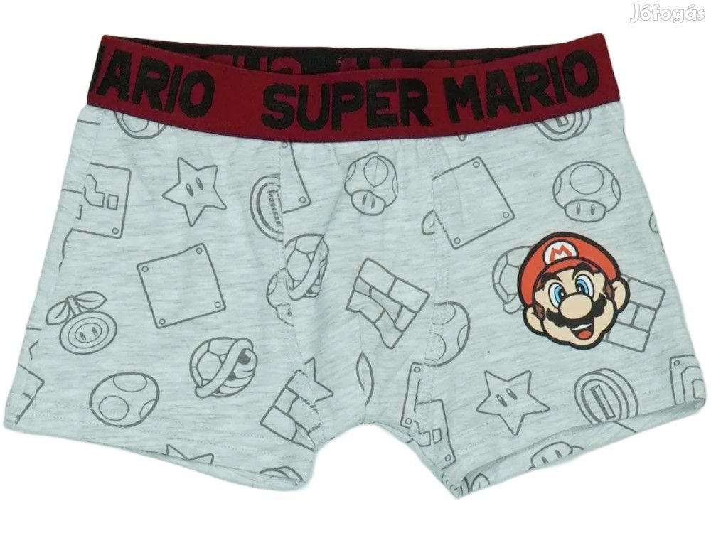 Super Mario Új (címke nélküli) Fiú Boxer (Méret: 110)