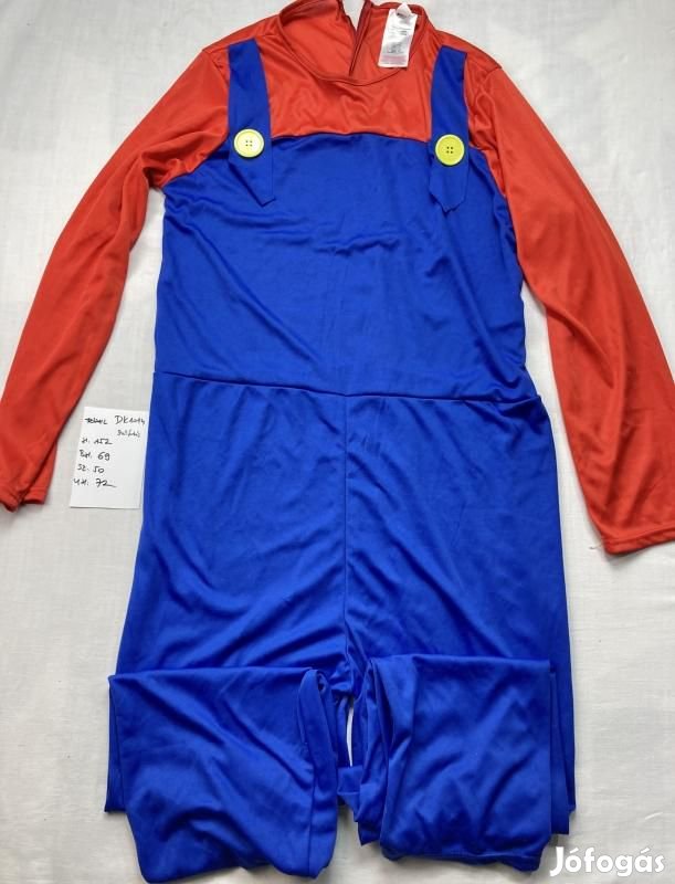 Super Mario jelmez, felnőtt jelmez DK1014