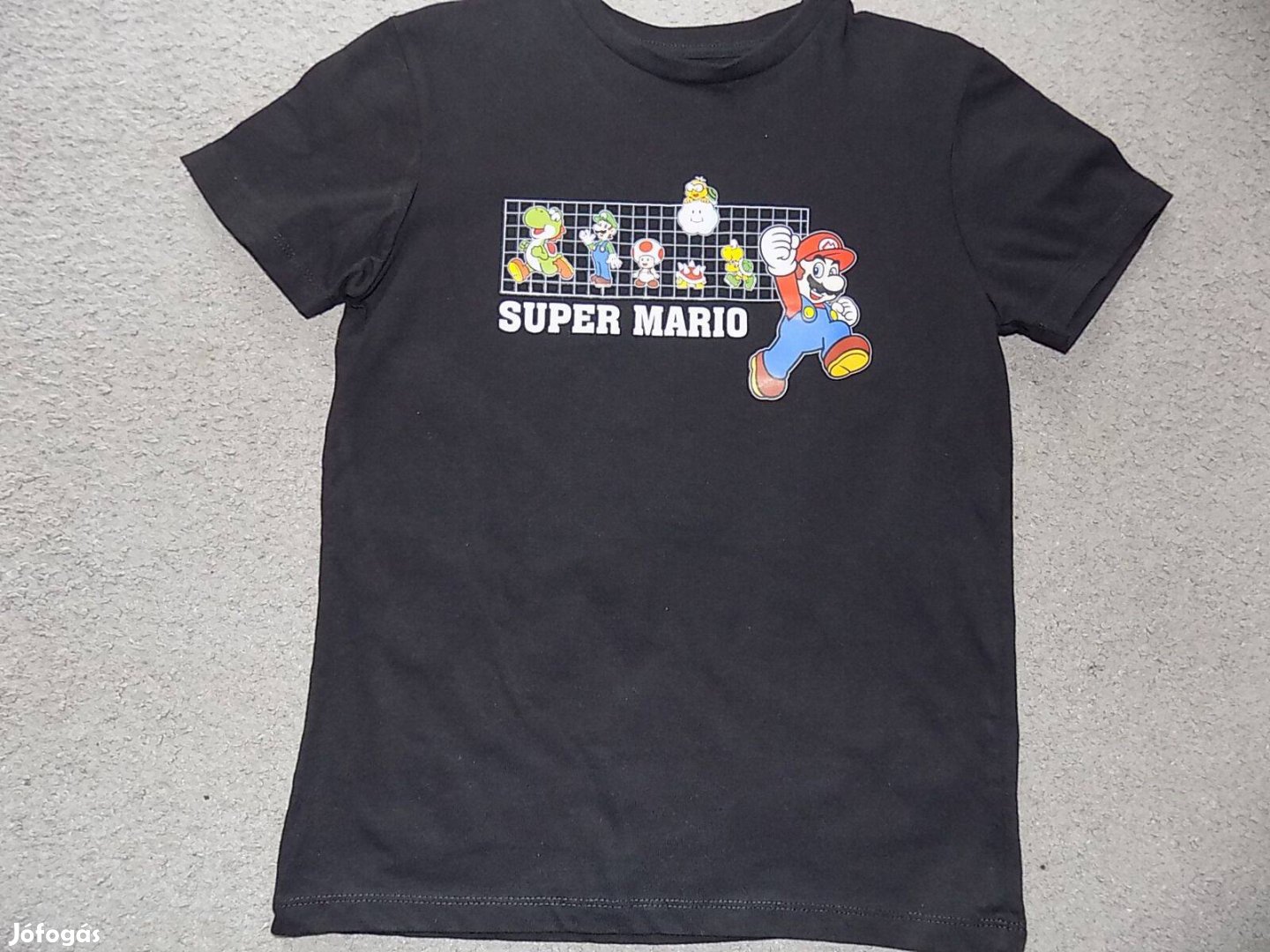 Super Mario mintájú póló, 11-12 évesre