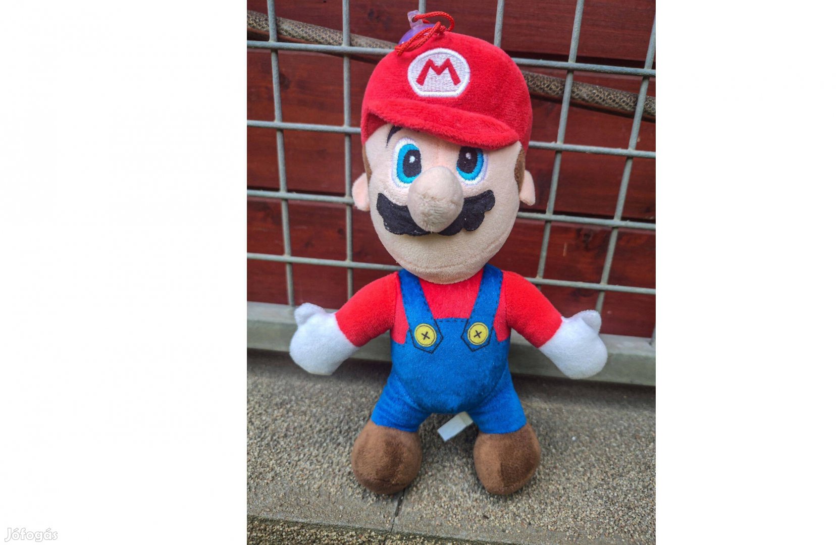 Super Mario tapadó korongos akasztható plüss