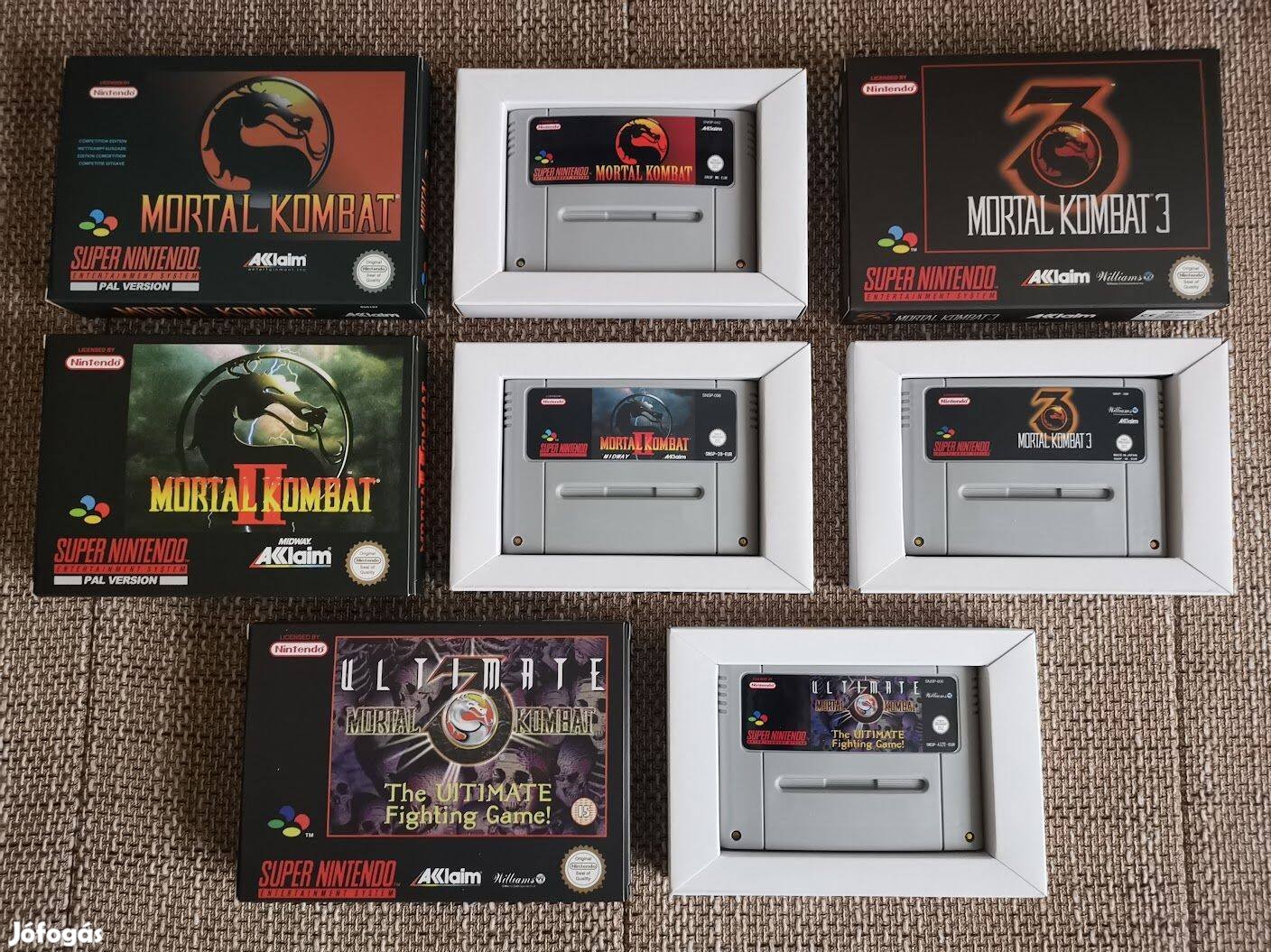 Super Nintendo Mortal Kombat csomag PAL SNES