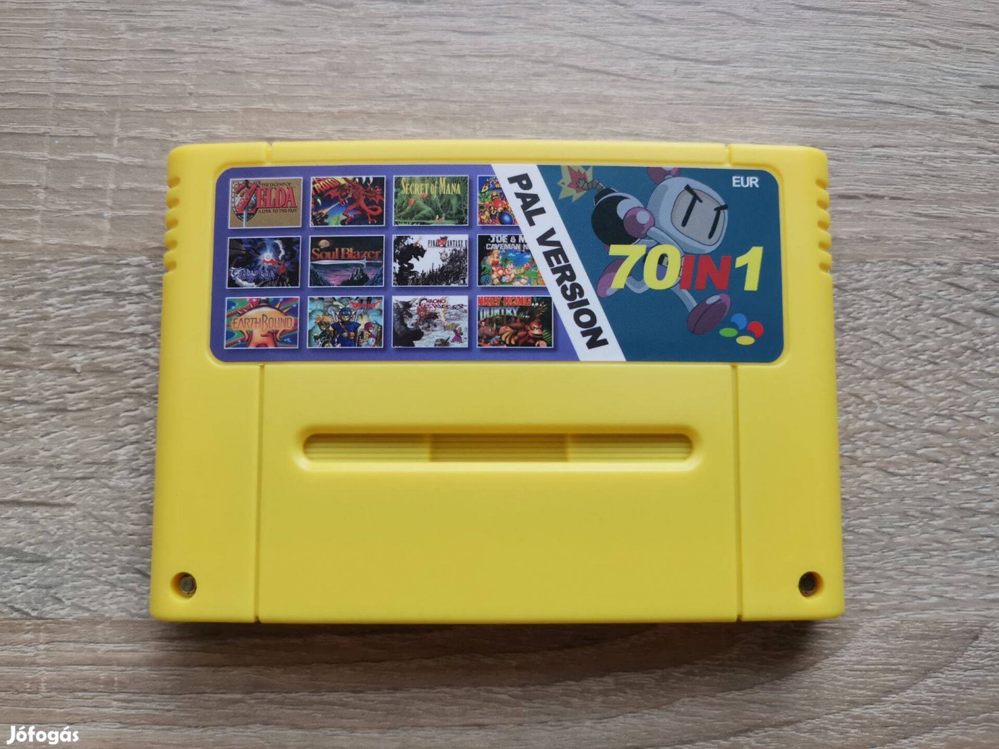 Super Nintendo multi kazetta 70db SNES játékkal