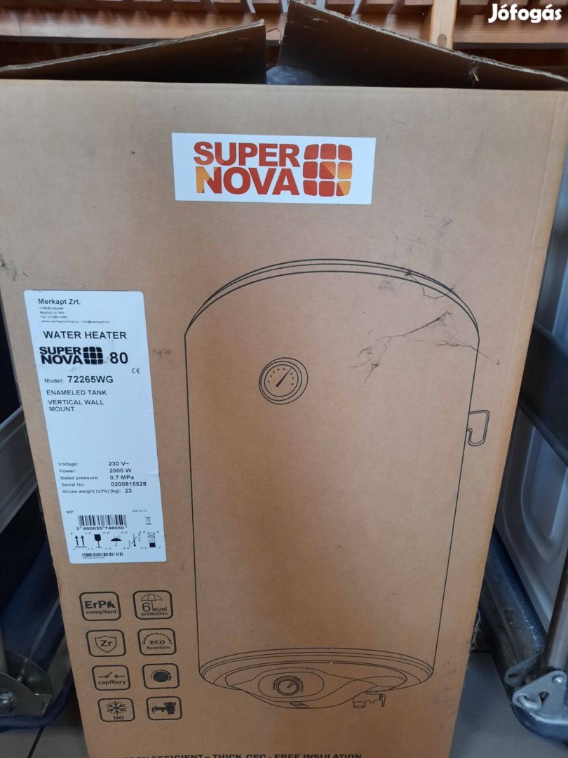 Super Nova 80 literes bojler