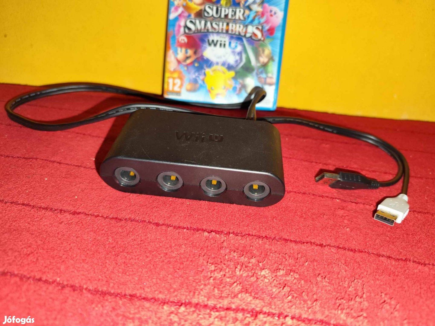 Super Smash Bros. Wii U + Gamecube Controller Adapter