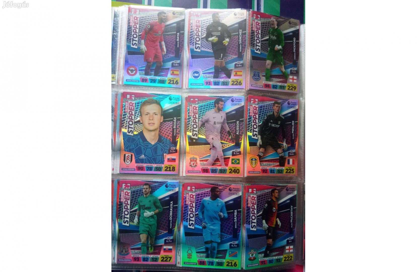 Super Stopper Panini Premier League 2023 Adrenalyn kártya