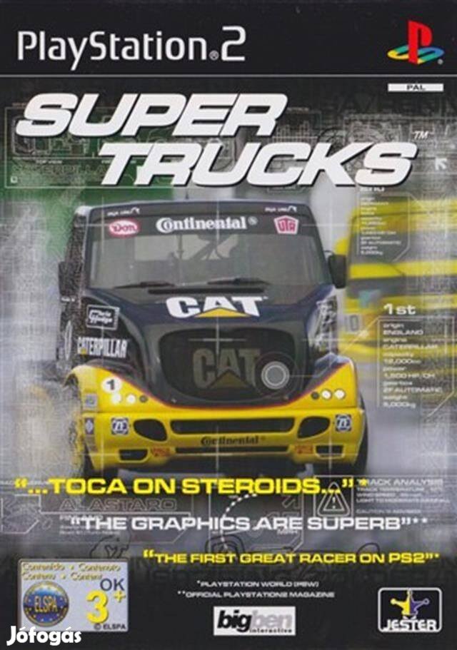 Super Trucks eredeti Playstation 2 játék