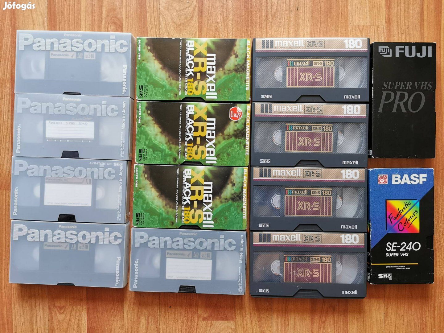 Super VHS kazetták S-VHS