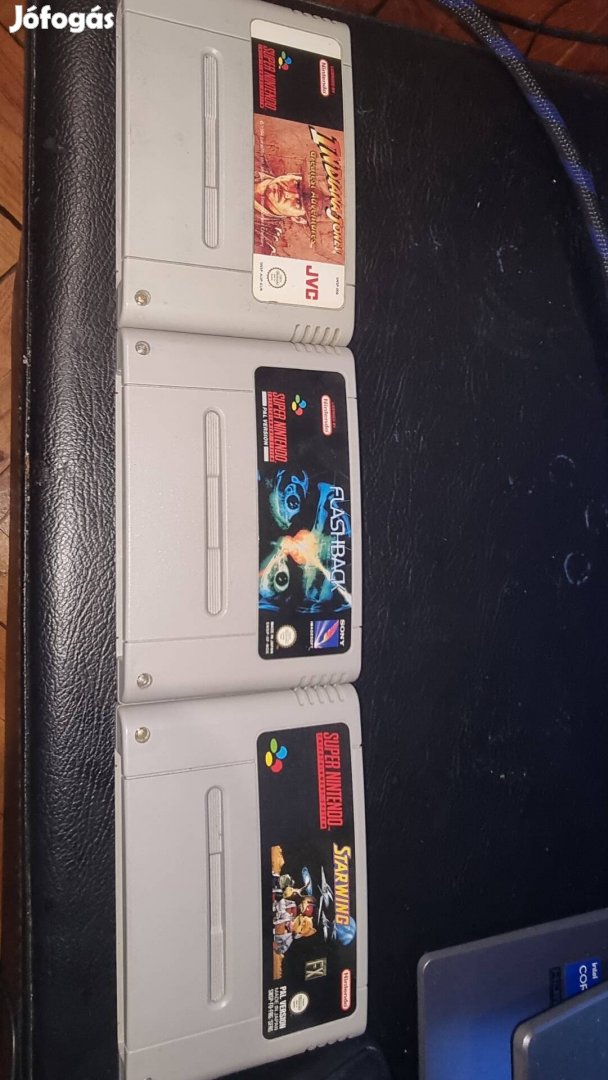 Super nintendo Indiana jones, Flashback, Starwing  játékok 