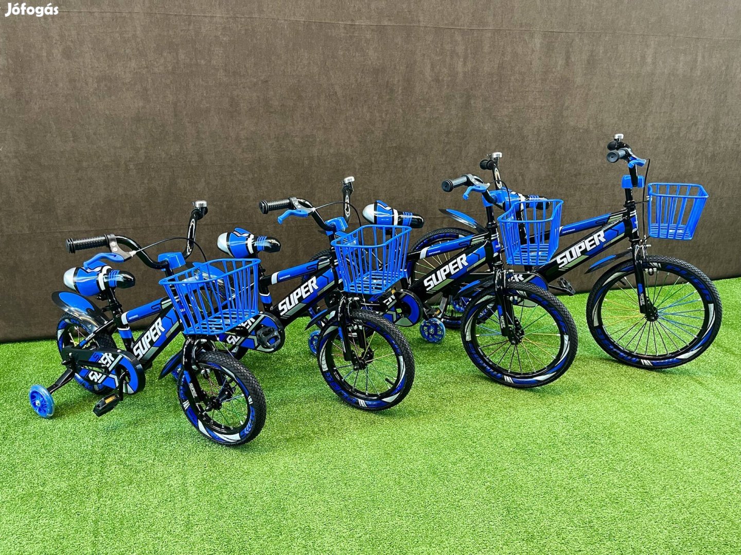 Superbike Gyermek Kerékpár! Teljesen Új! Oldalkerekek! 12"-18"-ig!